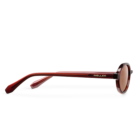 Meller Maroon Full Rim Geometric left side