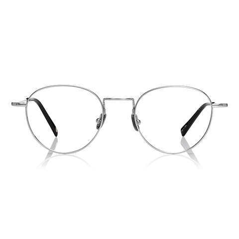OWNDAYS | AIR Silver Full Rim Boston left side