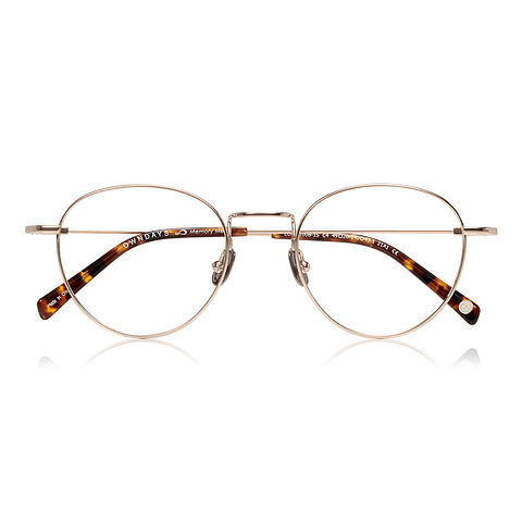 OWNDAYS | AIR Gold Full Rim Boston right side