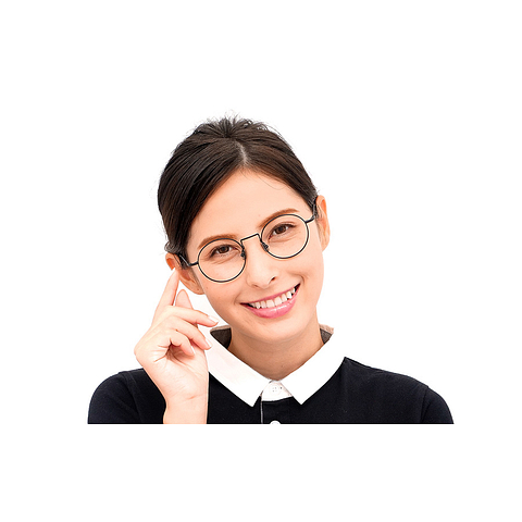 OWNDAYS | AIR Black Full Rim Round left side