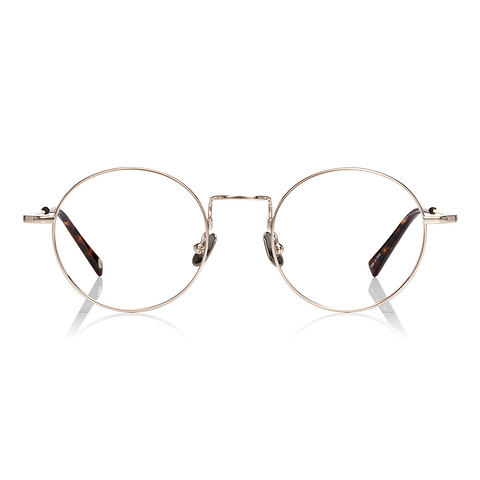 OWNDAYS | AIR Gold Full Rim Round left side