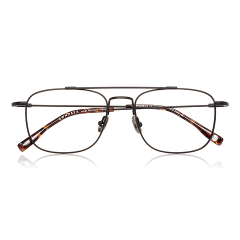OWNDAYS | AIR Black Full Rim Rectangle right side