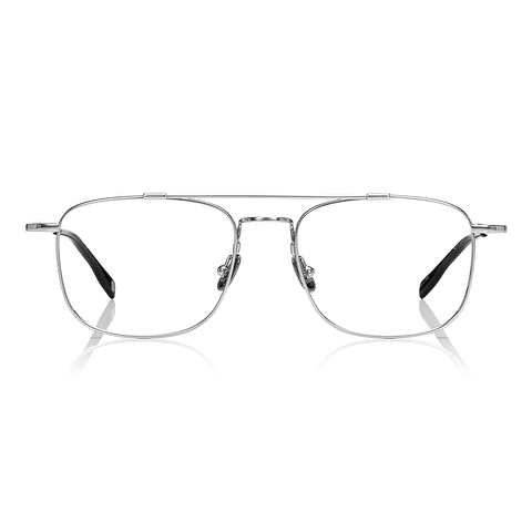 OWNDAYS | AIR Silver Full Rim Rectangle left side