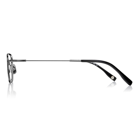 OWNDAYS | AIR Silver Full Rim Rectangle left side