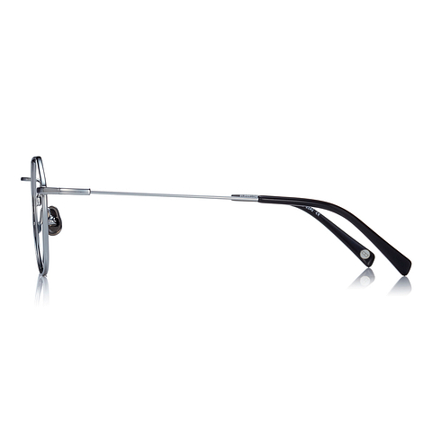 OWNDAYS | AIR Silver Full Rim Boston left side