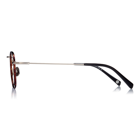 OWNDAYS | AIR Light Brown Full Rim Rectangle left side