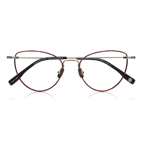 OWNDAYS | AIR Light Brown Full Rim Fox right side