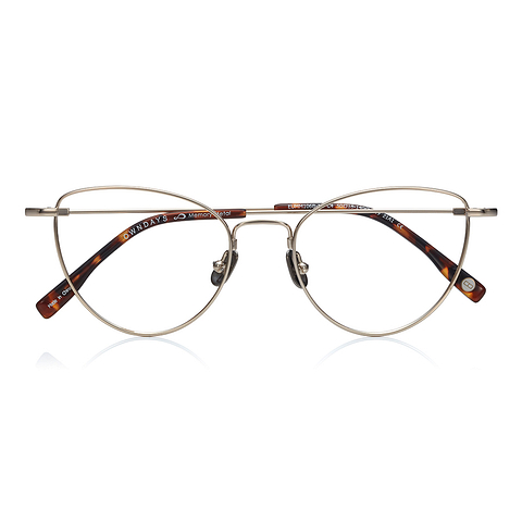 OWNDAYS | AIR Gold Full Rim Fox right side