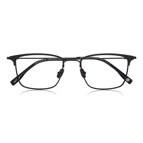 OWNDAYS | AIR Black Half Rim Browline right side