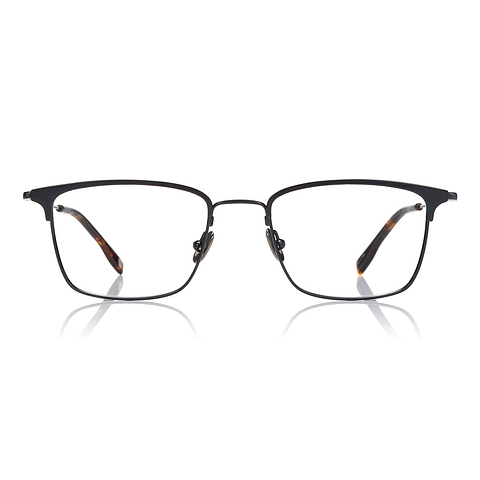 OWNDAYS | AIR Black Half Rim Browline left side
