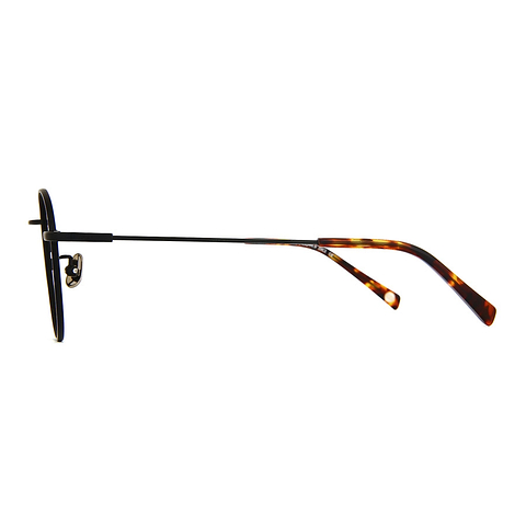 OWNDAYS | AIR Black Full Rim Boston left side