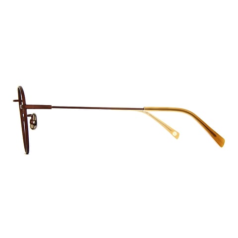 OWNDAYS | AIR Light Brown Full Rim Boston left side