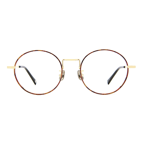 OWNDAYS | AIR Light Brown Full Rim Round left side