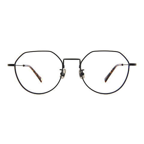 OWNDAYS | AIR Black Full Rim Boston left side