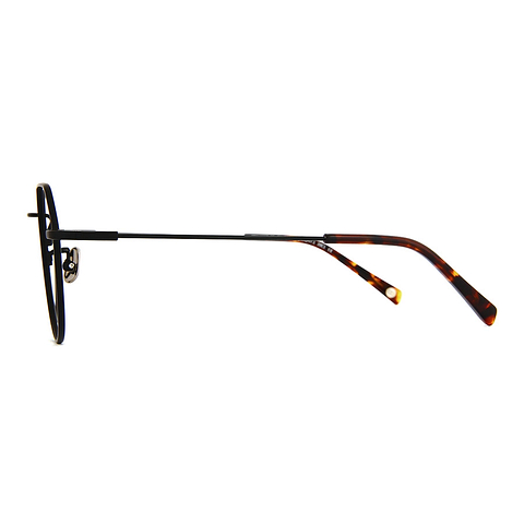 OWNDAYS | AIR Black Full Rim Boston left side
