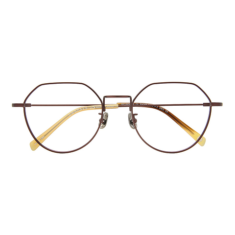 OWNDAYS | AIR Light Brown Full Rim Boston right side