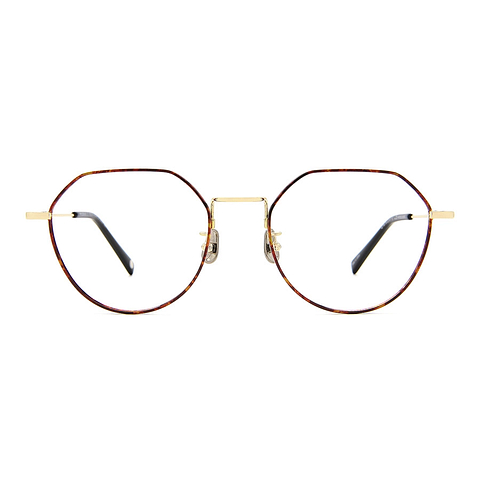 OWNDAYS | AIR Light Brown Full Rim Boston left side