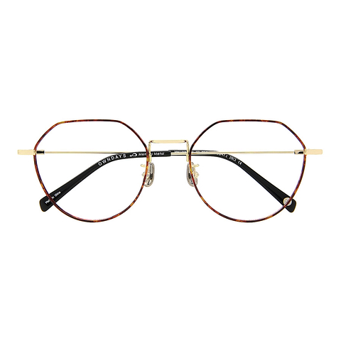 OWNDAYS | AIR Light Brown Full Rim Boston right side