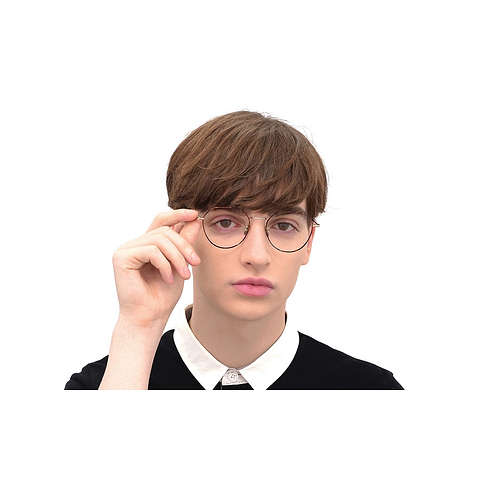 OWNDAYS | AIR Light Brown Full Rim Boston left side