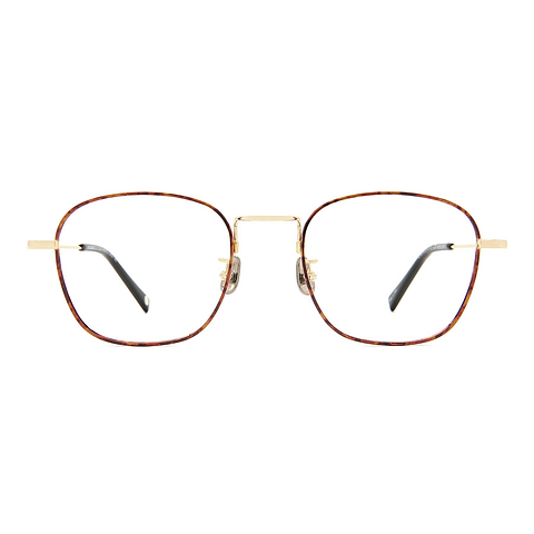 OWNDAYS | AIR Light Brown Full Rim Rectangle left side