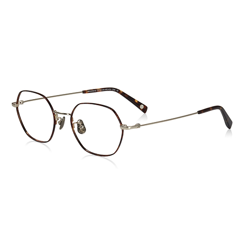 OWNDAYS | AIR Gold Full Rim Polygon right side