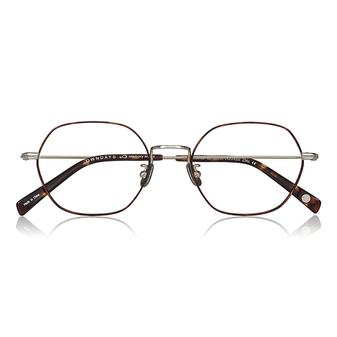 OWNDAYS | AIR Gold Full Rim Polygon right side