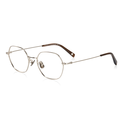 OWNDAYS | AIR Gold Full Rim Polygon right side
