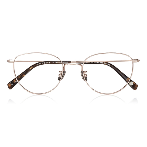 OWNDAYS | AIR Gold Full Rim Fox right side