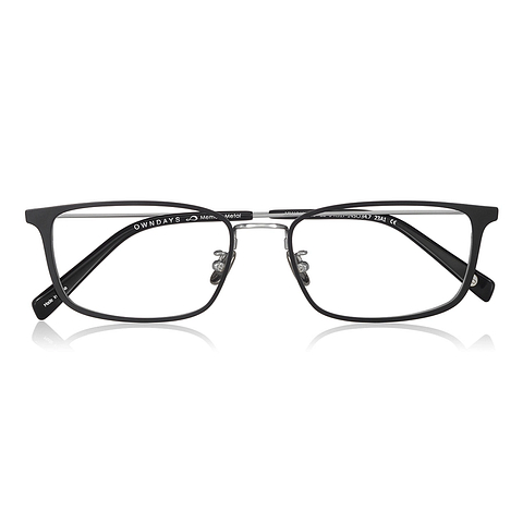 OWNDAYS | AIR Silver Full Rim Rectangle right side