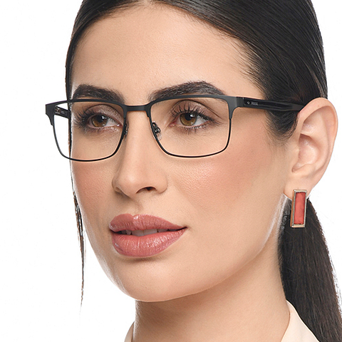 الأحفورة أسود حافة كاملة المستطيل right side