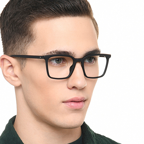 Fossil Black Full Rim Square right side