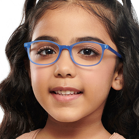 Hooper Online Sky Blue Full Rim Rectangle right side