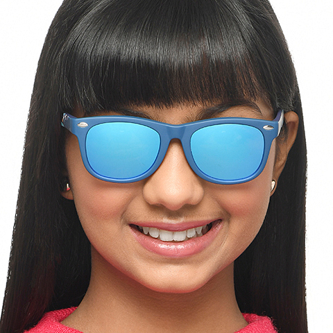 Hooper Sky Blue Full Rim Square right side