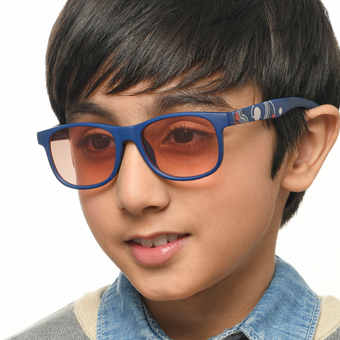 Hooper Sky Blue Full Rim Square right side