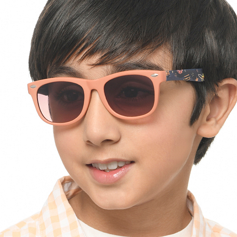 Hooper Orange Full Rim Cat Eye right side