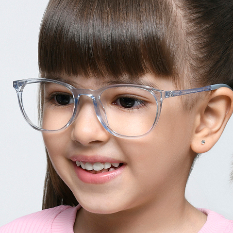 Hooper Sky Blue Full Rim Round right side