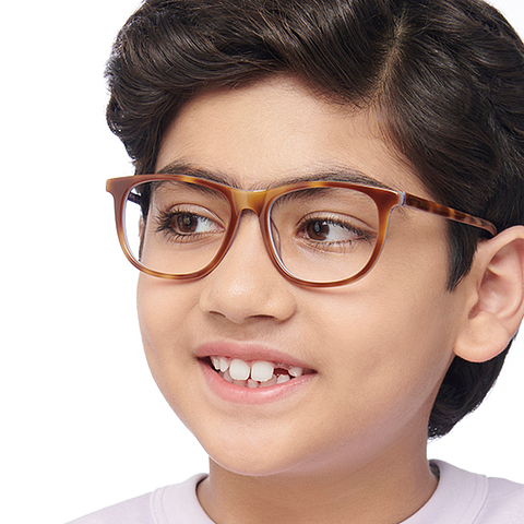 Hooper Online Light Brown Full Rim Square left side