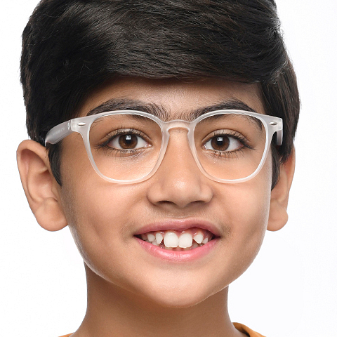 Hooper Online White Full Rim Square right side Hooper Online White Full Rim Square right side