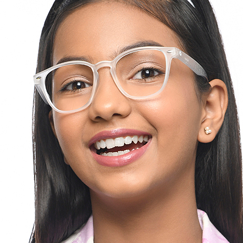 Hooper Online White Full Rim Square right side Hooper Online White Full Rim Square right side