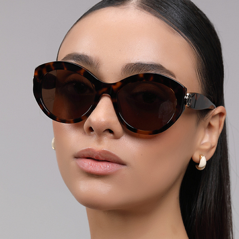 John Jacobs Tortoise Full Rim Cat Eye left side