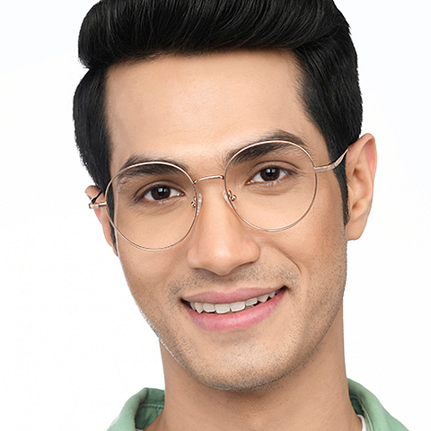 John Jacobs Online Dark Brown Full Rim Round left side John Jacobs Online Dark Brown Full Rim Round left side