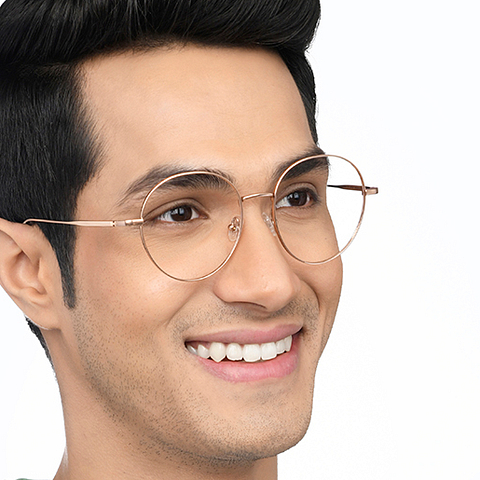John Jacobs Online Dark Brown Full Rim Round right side John Jacobs Online Dark Brown Full Rim Round right side