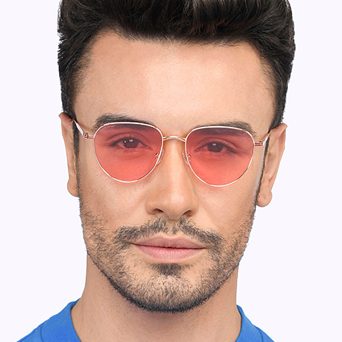 John Jacobs Online Gold Full Rim Round right side