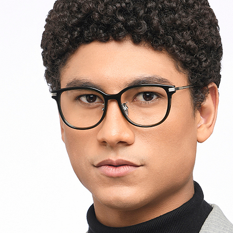 John Jacobs Online Green Full Rim Square left side John Jacobs Online Green Full Rim Square left side