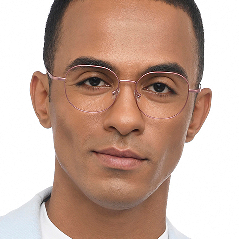 John Jacobs Online Purple Full Rim Round left side John Jacobs Online Purple Full Rim Round left side