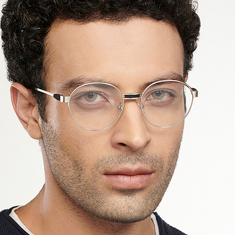 John Jacobs Online Silver Full Rim Round right side John Jacobs Online Silver Full Rim Round right side