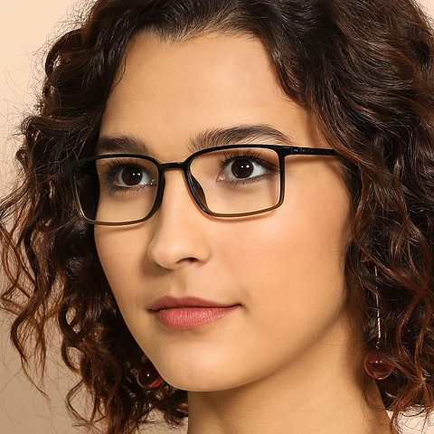 Lenskart Air Online Black Full Rim Rectangle right side