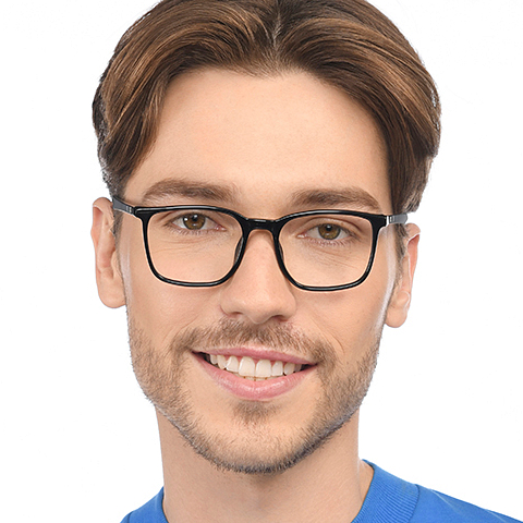 Lenskart Studio Online Black Full Rim Square right side