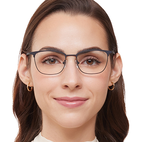 Lenskart Air Black Full Rim Rectangle left side