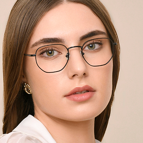 Le Petit Lunetier Black Full Rim Geometric right side Le Petit Lunetier Black Full Rim Geometric right side